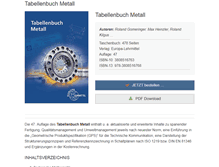Tablet Screenshot of metall-tabellenbuch.de